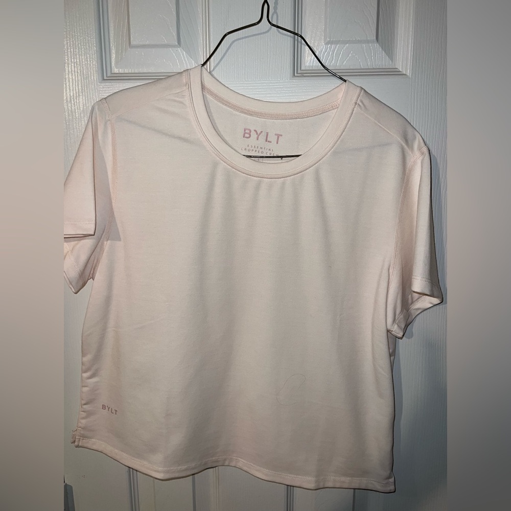 BYLT Essential Cropped Crew Womens Top